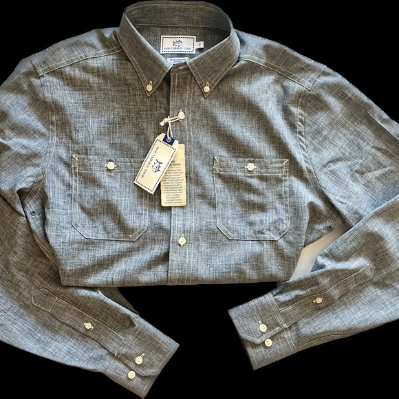 Men's Southern Tide Performance Dock Shirt, Small, NWT - Picture 4 of 5